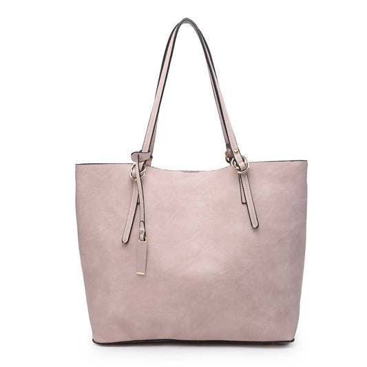 Iris Monogrammable 2-in-1 Tote Bag- Pink