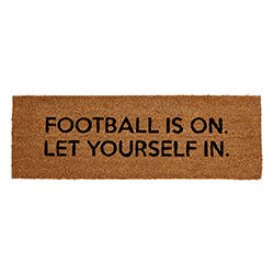 Football Is On Door Mat